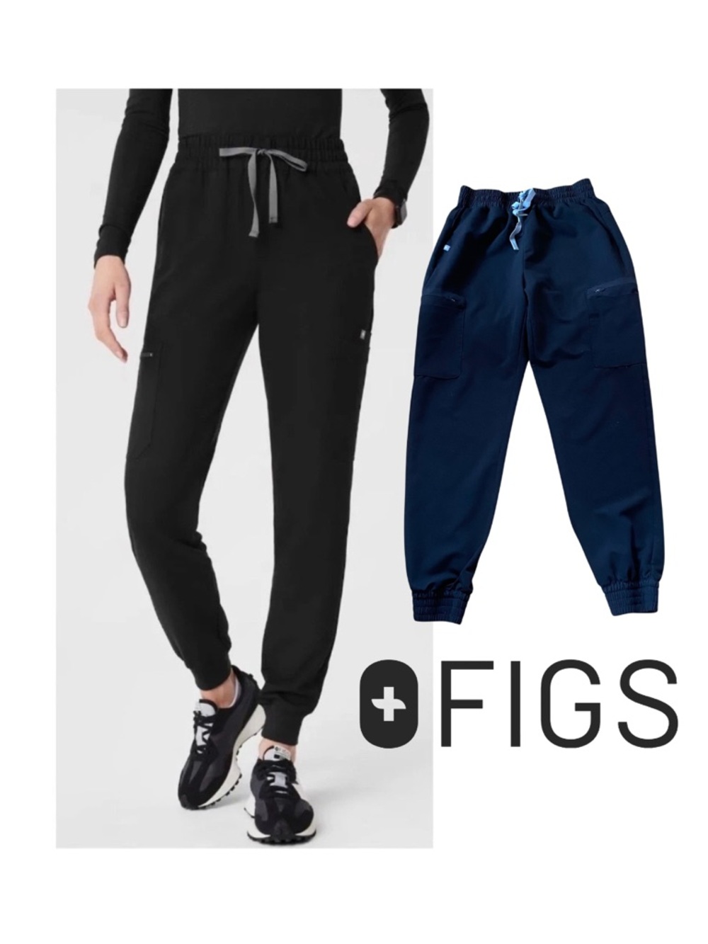 Figs Technical Collection Jogger Scrub Pants Sz M Uniform Healthcare Hero